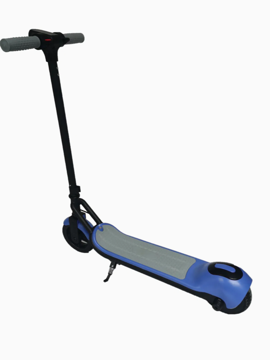 Eco-Cruise KDS-DC32 – 110W kids' scooter, 14 km/h speed, 12-14 km range, Bluetooth music, rear brake.