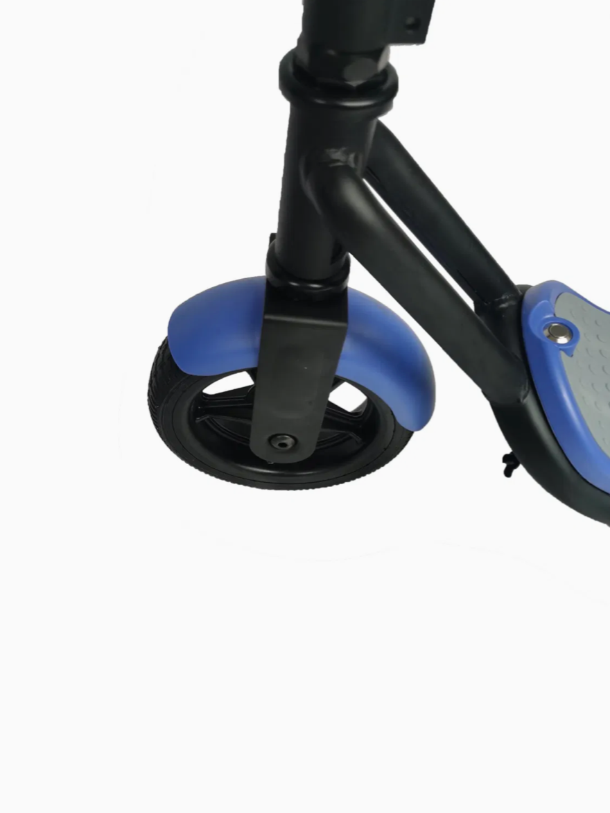 Eco-Cruise KDS-DC32 – 110W kids' scooter, 14 km/h speed, 12-14 km range, Bluetooth music, rear brake.