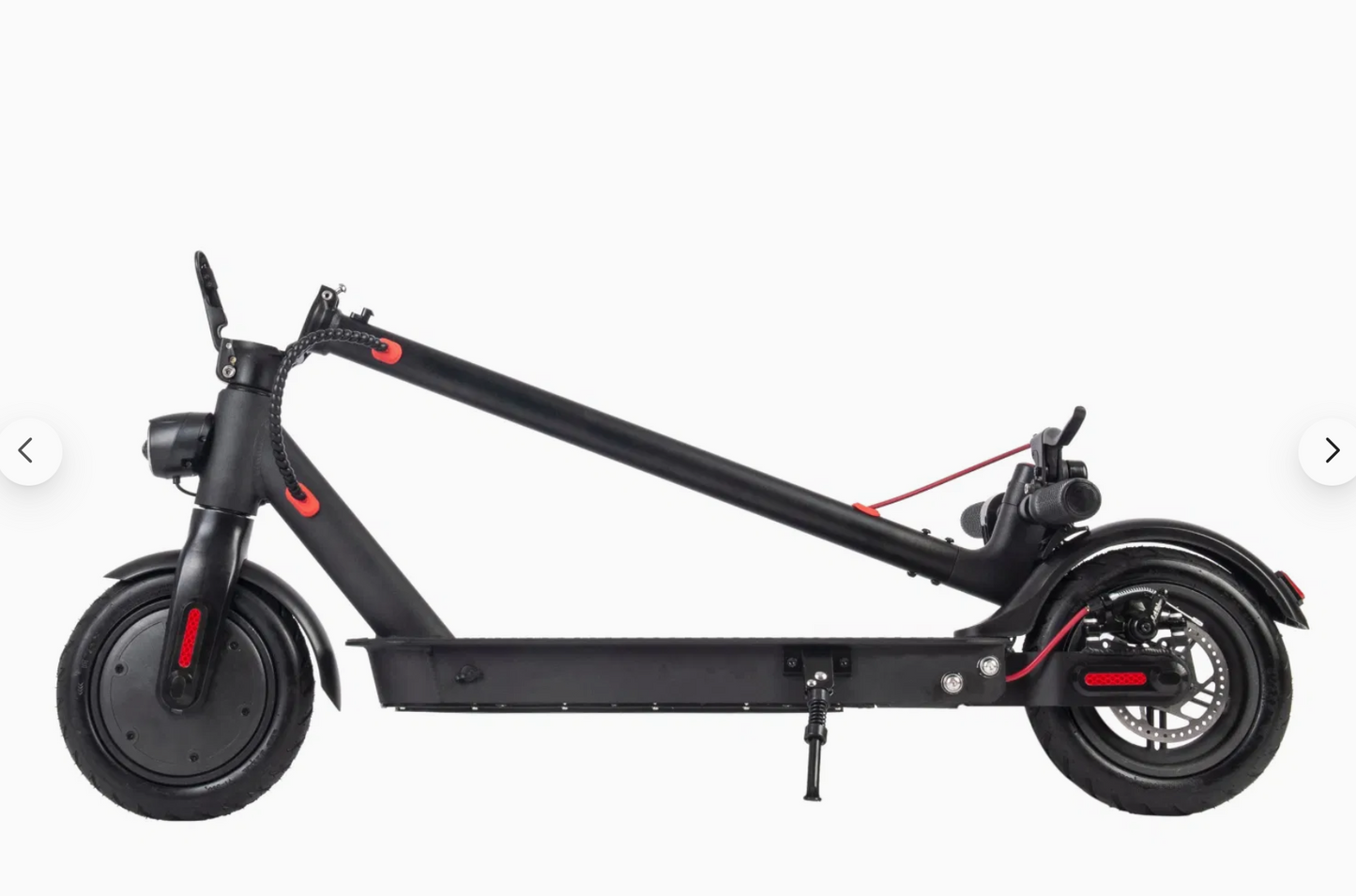Eco-Cruise KDS-ES8-2 – 350W foldable scooter, 25 km/h, 25-35 km range, dual brakes, headlamp.
