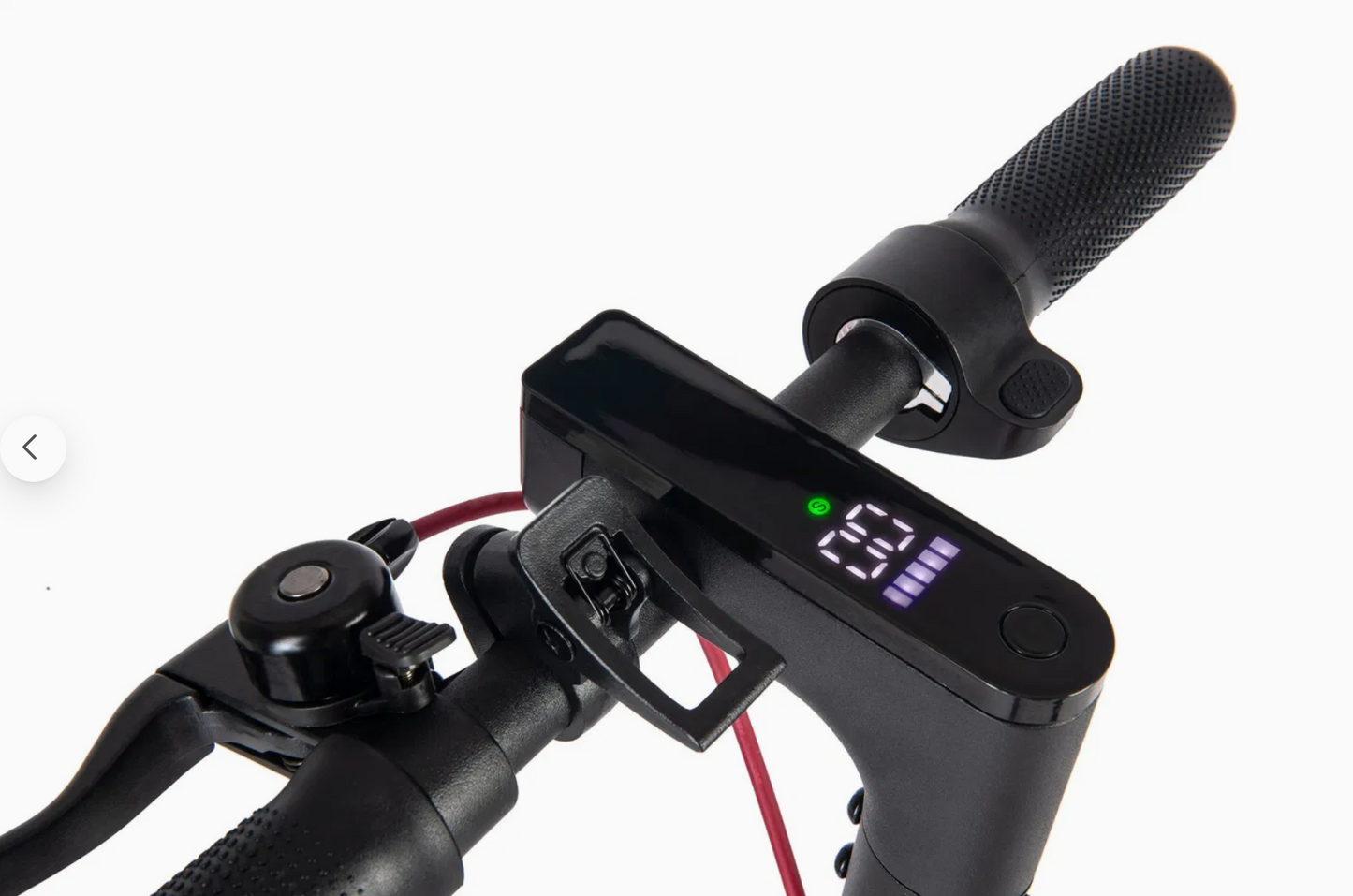 Eco-Cruise KDS-ES8-2 – 350W foldable scooter, 25 km/h, 25-35 km range, dual brakes, headlamp.